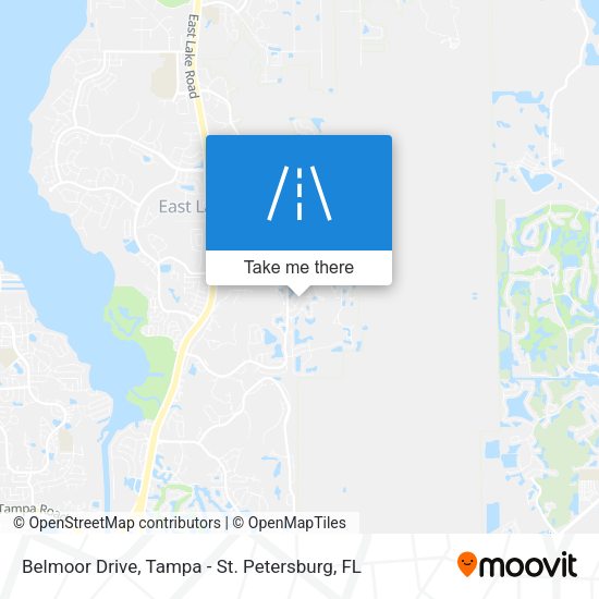 Belmoor Drive map