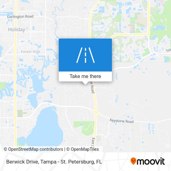 Berwick Drive map