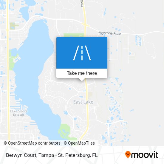 Berwyn Court map