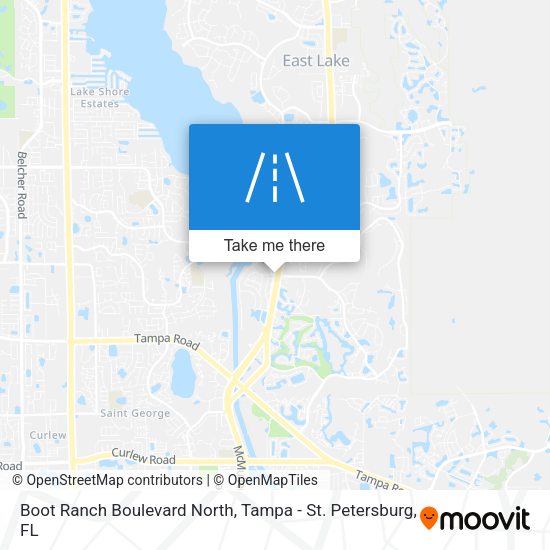 Boot Ranch Boulevard North map