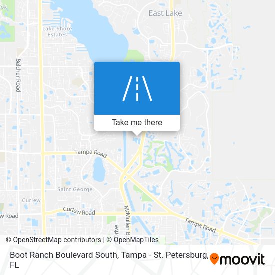 Boot Ranch Boulevard South map