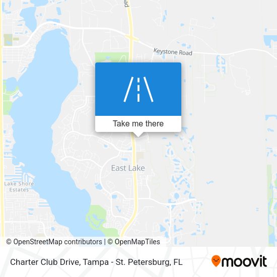 Charter Club Drive map