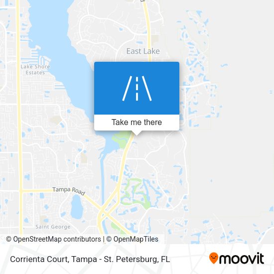 Corrienta Court map