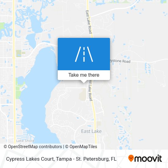 Cypress Lakes Court map