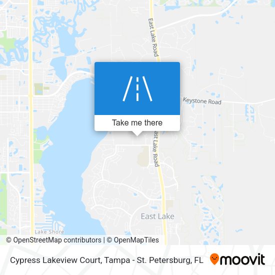 Mapa de Cypress Lakeview Court