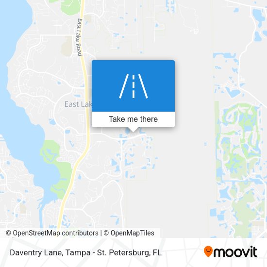 Daventry Lane map