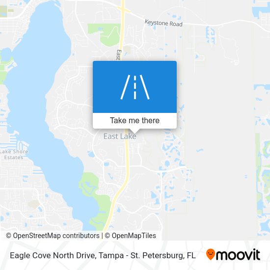 Eagle Cove North Drive map