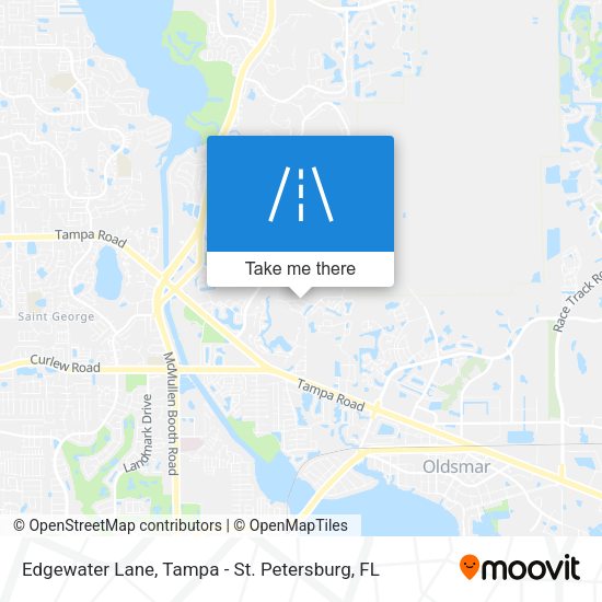Edgewater Lane map