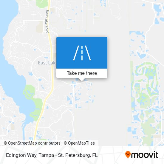 Edington Way map