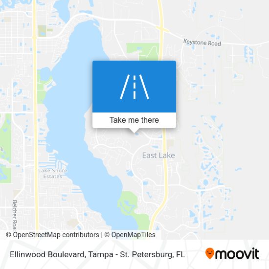 Ellinwood Boulevard map