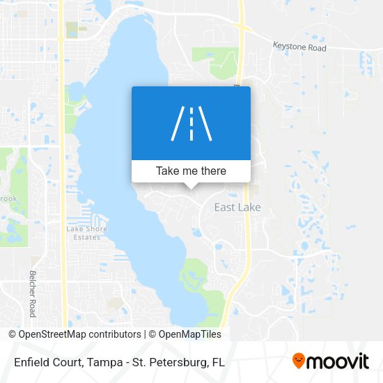 Mapa de Enfield Court