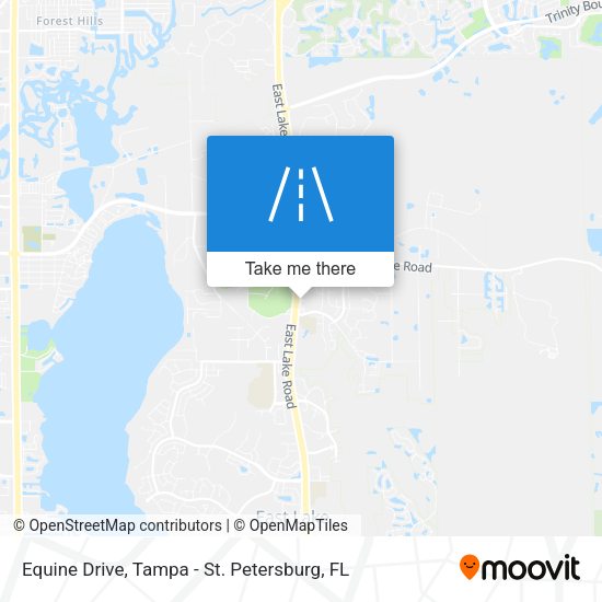 Equine Drive map