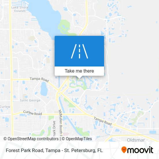 Mapa de Forest Park Road