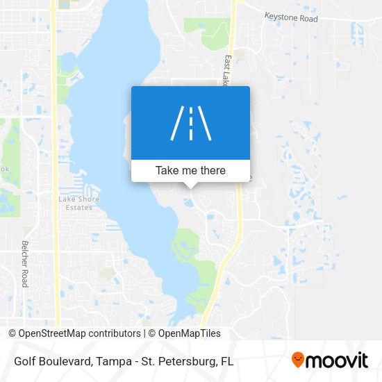 Golf Boulevard map