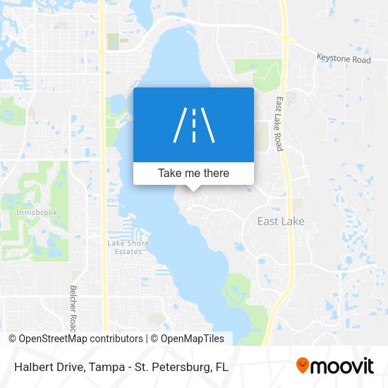 Halbert Drive map