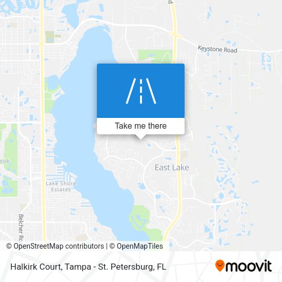Mapa de Halkirk Court