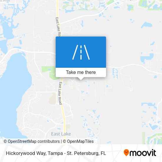 Hickorywood Way map