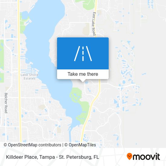 Killdeer Place map