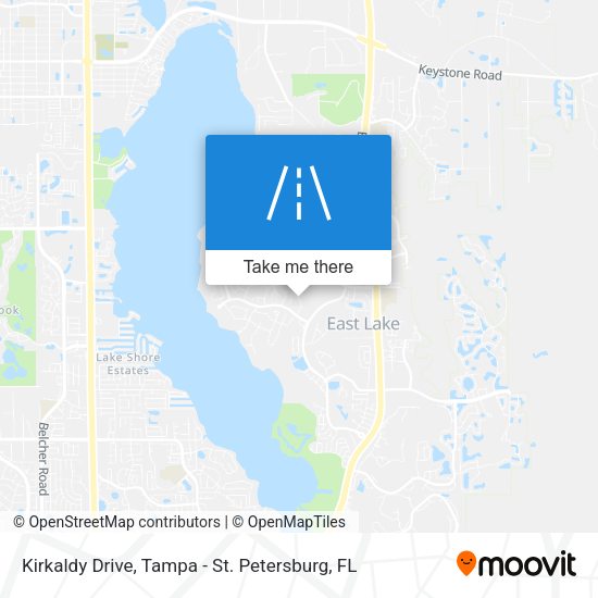Kirkaldy Drive map