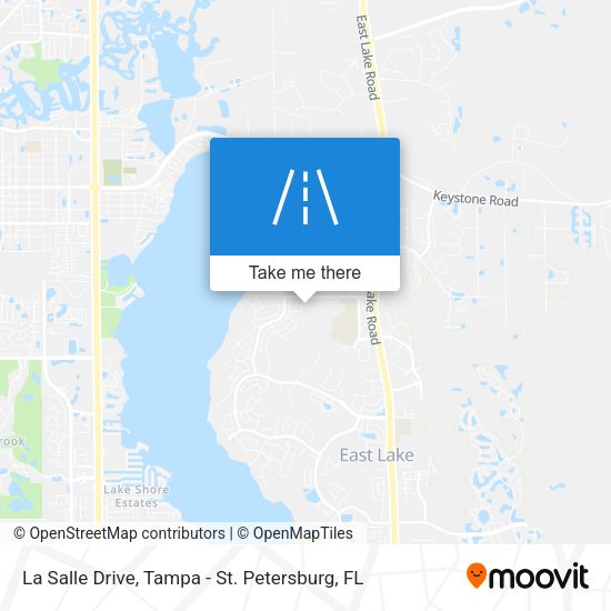 La Salle Drive map