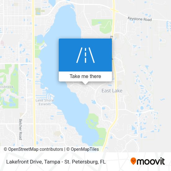 Lakefront Drive map