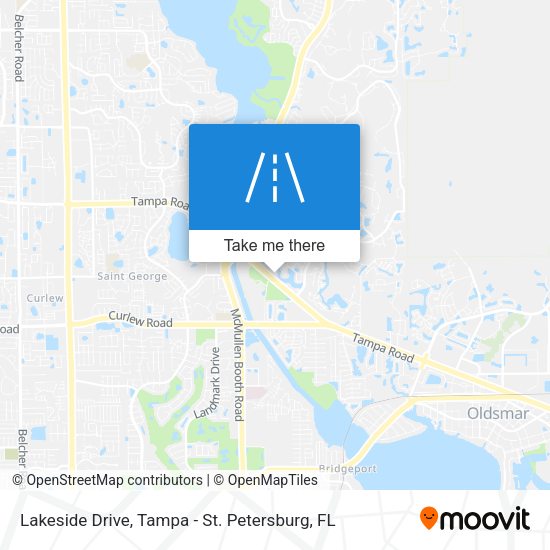 Lakeside Drive map