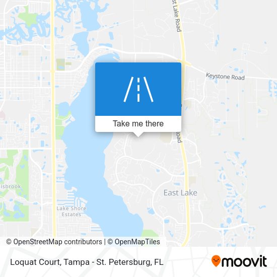 Mapa de Loquat Court