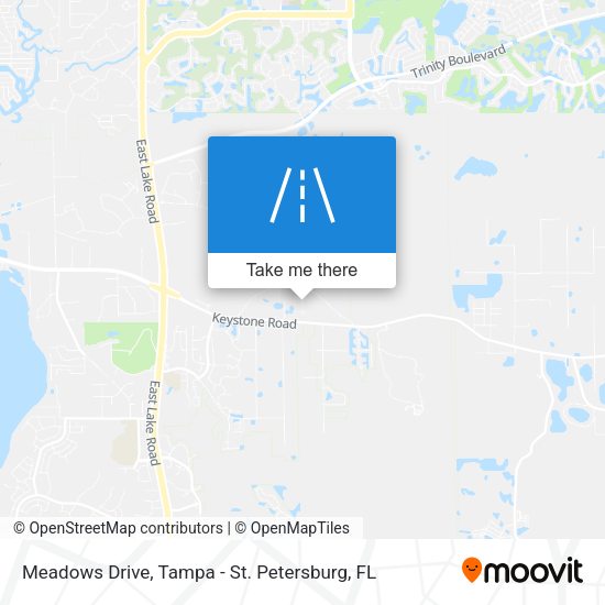 Meadows Drive map