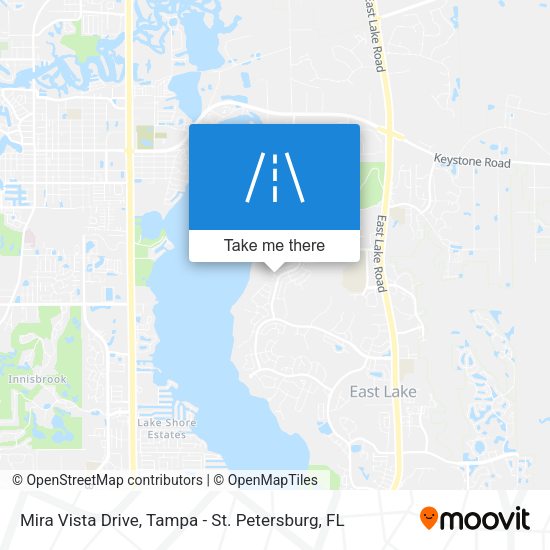 Mira Vista Drive map