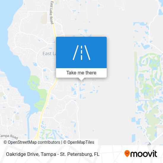Oakridge Drive map