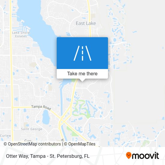 Otter Way map