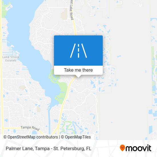 Palmer Lane map