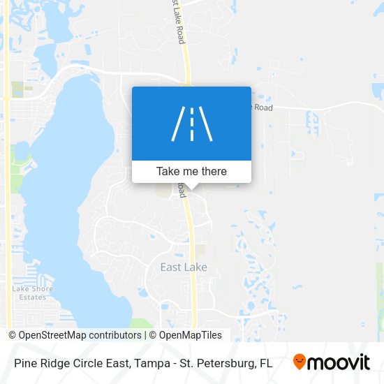 Mapa de Pine Ridge Circle East