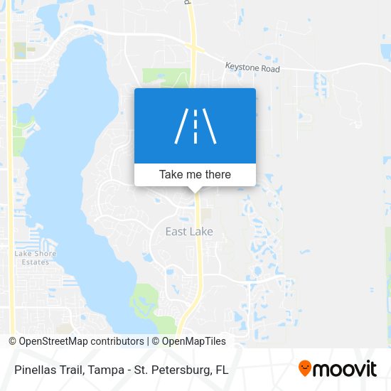 Mapa de Pinellas Trail