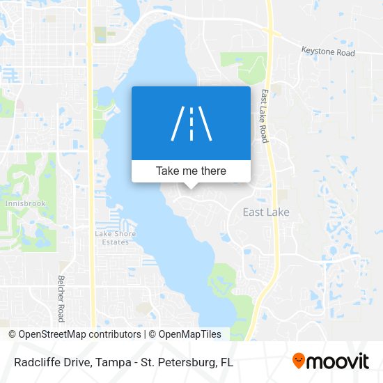 Radcliffe Drive map
