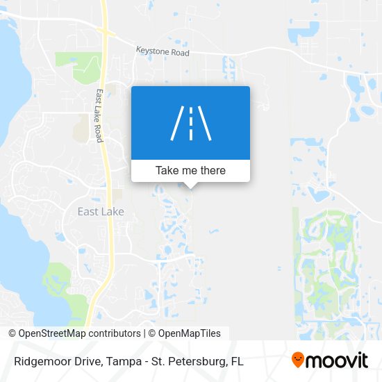 Mapa de Ridgemoor Drive