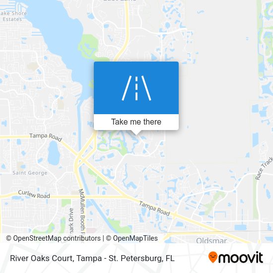 River Oaks Court map