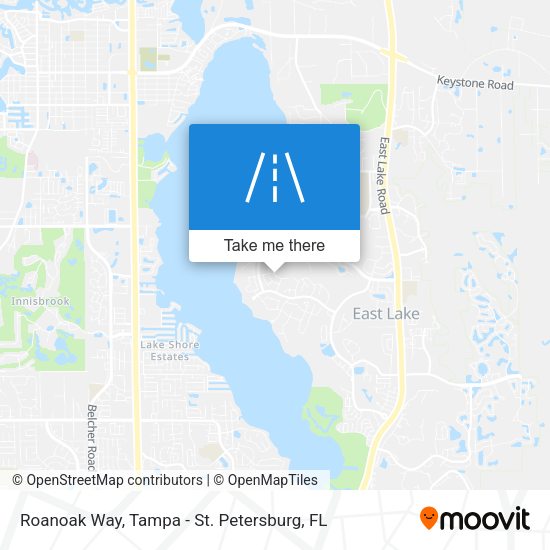 Mapa de Roanoak Way