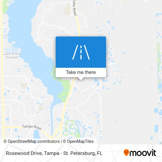 Mapa de Rosewood Drive