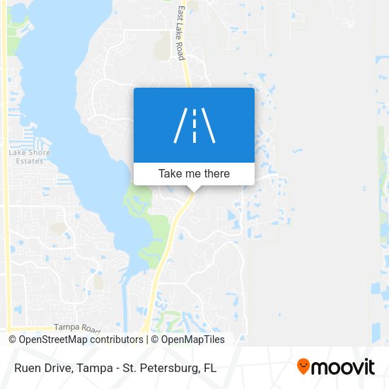 Ruen Drive map