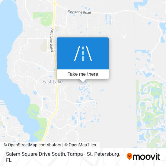 Salem Square Drive South map