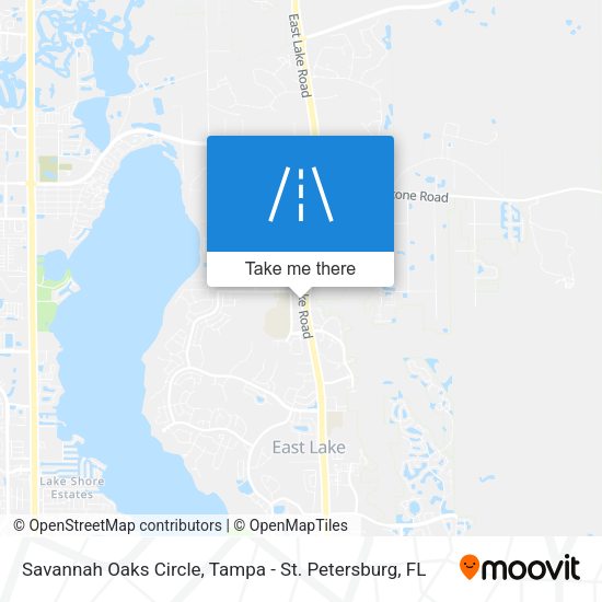 Mapa de Savannah Oaks Circle