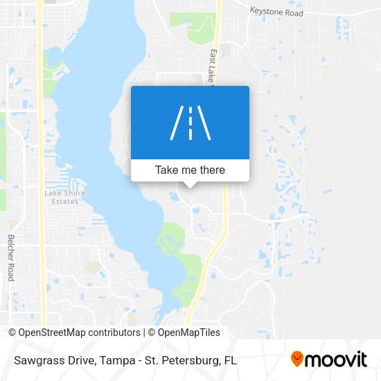Sawgrass Drive map