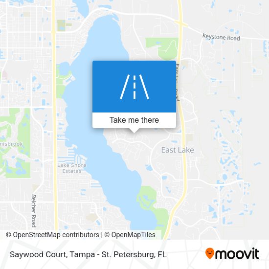 Mapa de Saywood Court