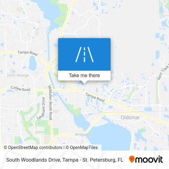 South Woodlands Drive map