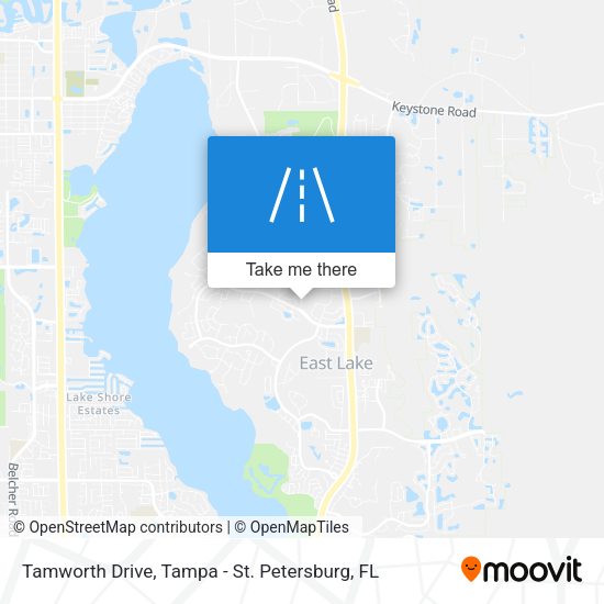 Mapa de Tamworth Drive