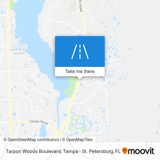 Tarpon Woods Boulevard map