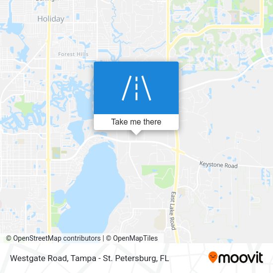 Mapa de Westgate Road