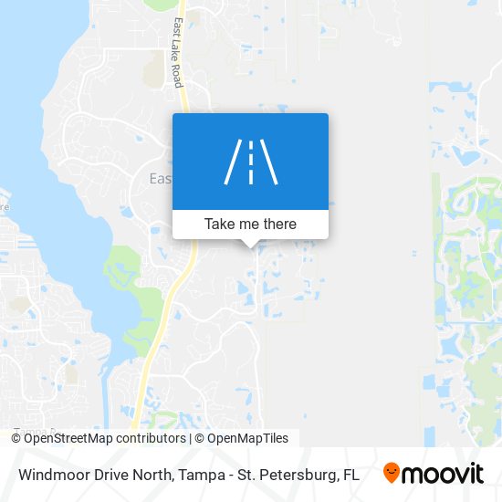 Windmoor Drive North map