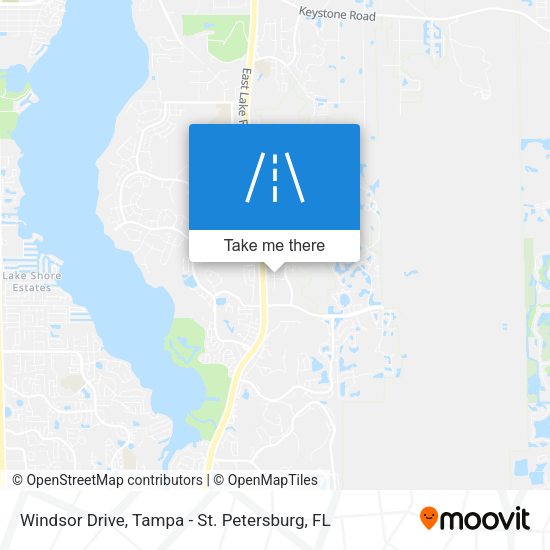 Windsor Drive map